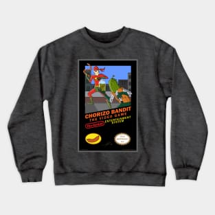 Nerdmigos: Chorizo Bandit The Video Game by IAMO Crewneck Sweatshirt